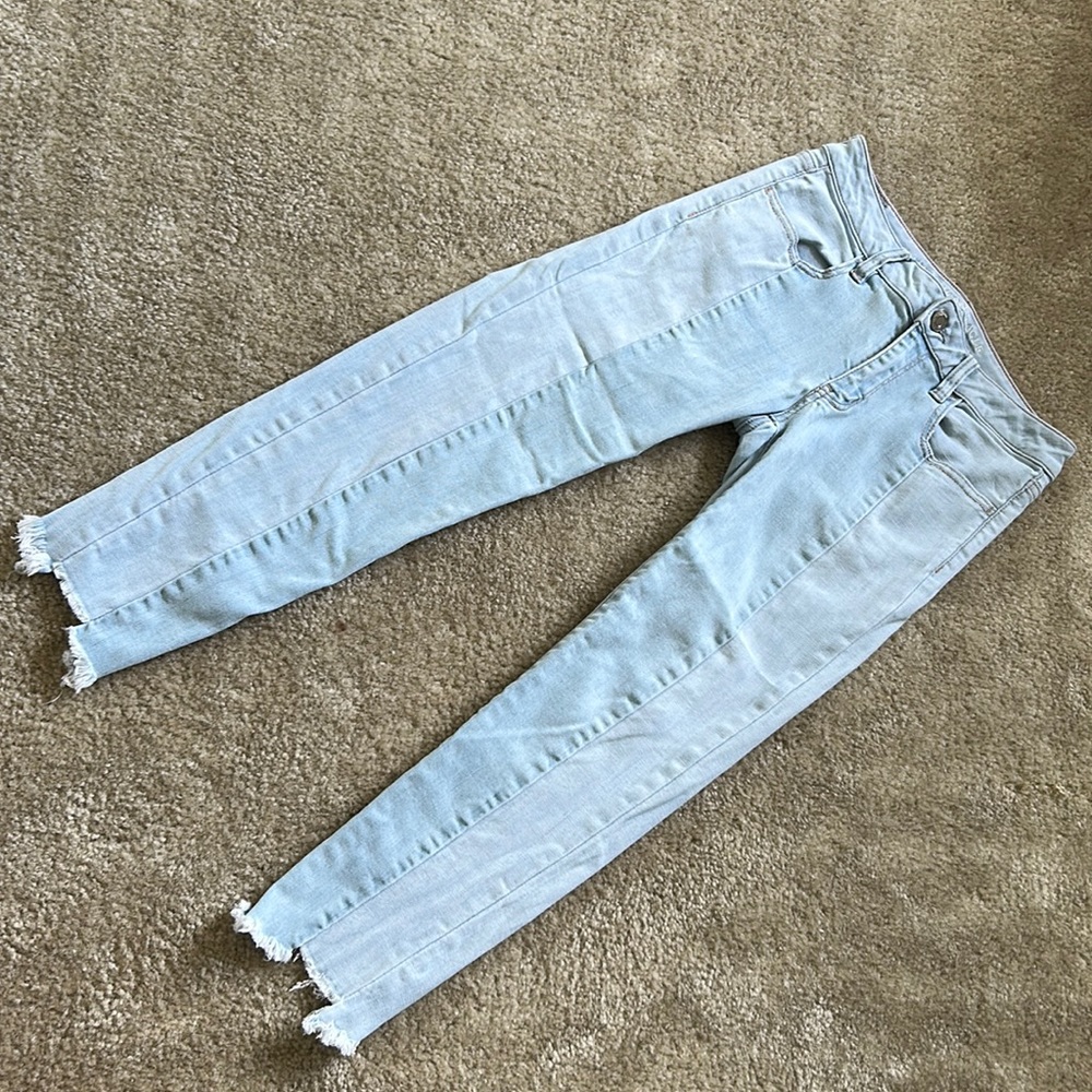 American eagle low rise cropped jeggings